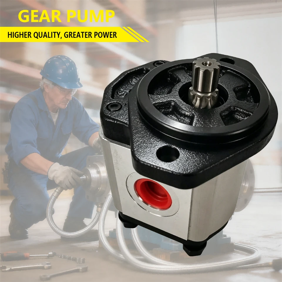 Hydraulic Gear Pump CI09S-A02-097L For 9 Tooth Spline, 4350 PSI factory